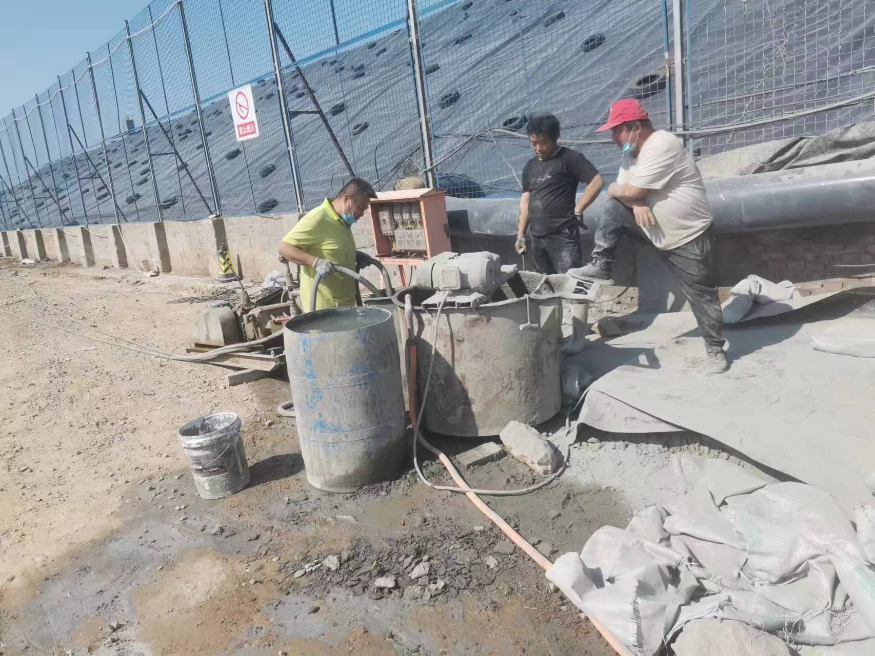 陆河袖阀管注浆